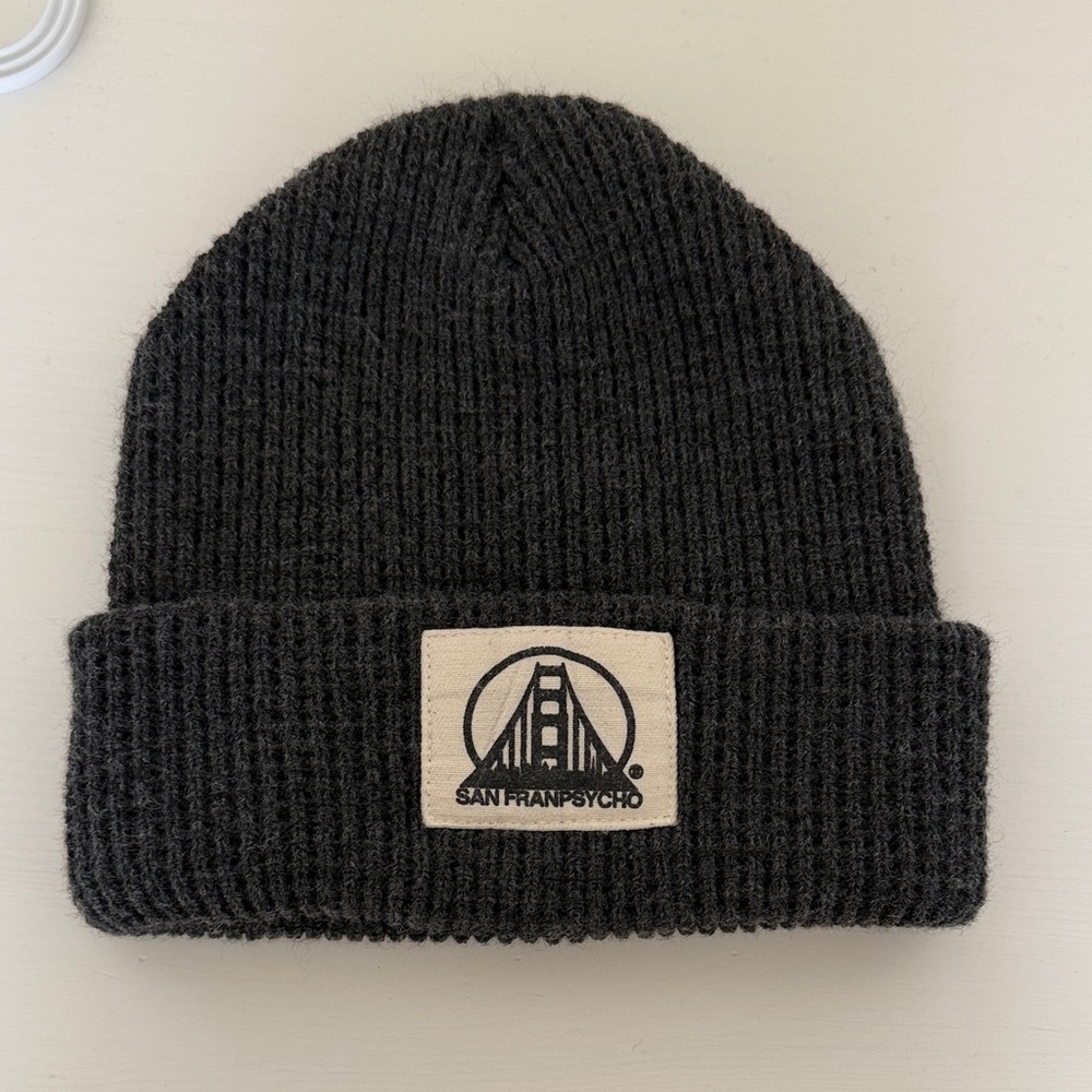 San Franpsycho Grey Beanie